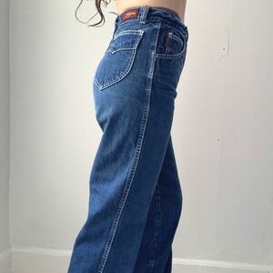 vintage 70s extra-long highrise flare/bootleg jean